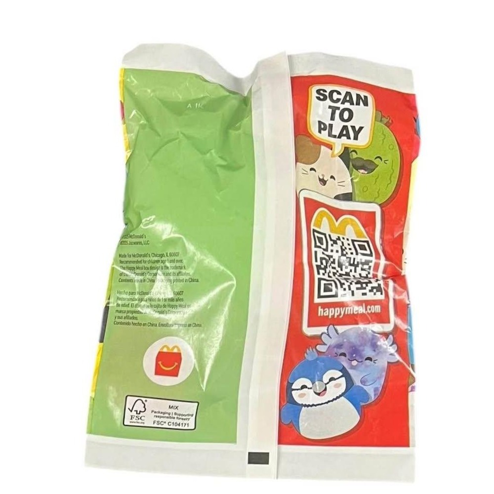 2025‎ McDonald's Squishmallows Happy Meal Maritza The Cactus Lt Green TOY SEALED